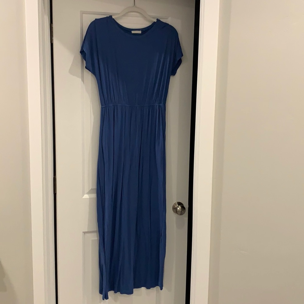 Blue maxi dress